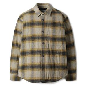 시리즈 역시즌 [series] 체크 퀼팅 아우터 셔츠 SASFW24851YEX