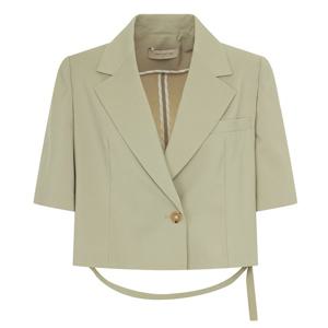 [TAG 269000원][케네스레이디] 보니타 원버튼 크롭 자켓 EWJKOF4300