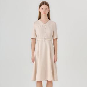 [TAG 349000원][케네스레이디] 브이넥 벨티드 원피스 EWOPOH0300