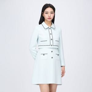 [TAG 359000원][케네스레이디] 배색 트위드 미니원피스 EWOPPB0200