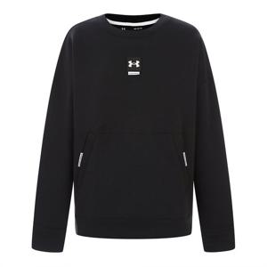 언더아머 여성 서밋 니트 오버사이즈 크루티_1374118-001