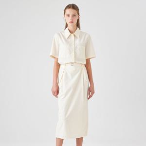 [TAG 189000원][케네스레이디] 앙팡 H라인 벨티드 스커트 EWSKOF4900