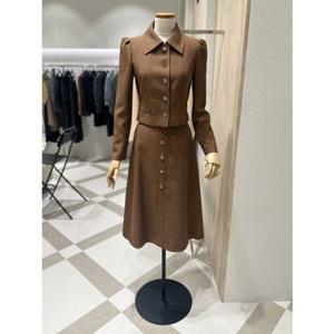 [모조에스핀] J253XSD104 버튼디테일 A라인 스커트