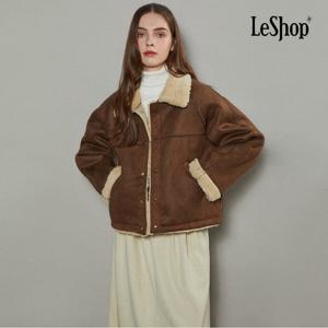 [르샵] 카라넥 시어링 스웨이드 무스탕 자켓 (BOBJK011A)