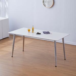 베스트리빙 스칸디 크롬 1600 6인 사각/타원 세라믹 식탁(단품)