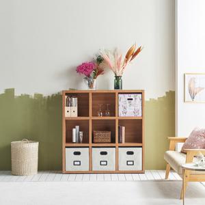 [착불배송 상세확인] H6151 9칸 3단 책장 1200 4colors