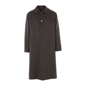 카루소 다크 그린 울 싱글브레스트 코트 509788 0720