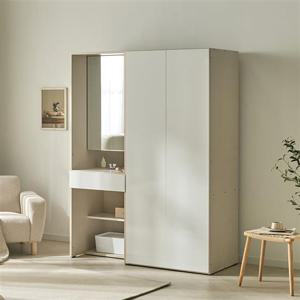 우아미가구 루엘 LPM 1400 화장대 옷장 세트