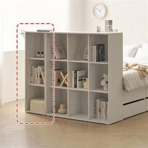 우아미가구 네유 3칸 400 틈새 파티션 책장