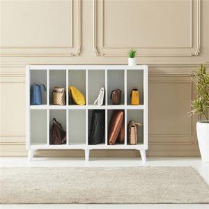 우아미가구 에빈 2단 정리 책꽂이 책장 다리형 1200