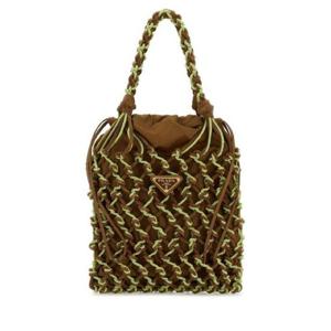 프라다 프라다 누에 스몰 그린 토트백 2192095