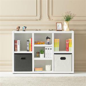 우아미가구 우다 멀티 수납 정리함 2단 책장 1200