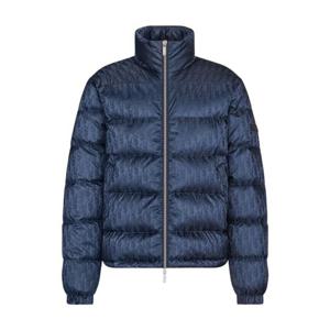 디올 DIOR OBLIQUE 다운 재킷 네이비 블루 943C449A4462_C595