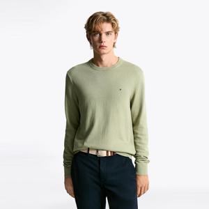 [공식][타미힐피거] 캐시미어 크루넥 스웨터 (T12F7KPO160MT1L9A)