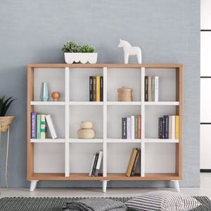 [착불배송 상세확인] H6205 12칸 3단 와이드 책장 1600 6colors