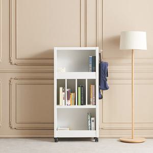 [착불배송 상세확인] H604 바퀴형 3단 6칸 선반 수납장 3colors