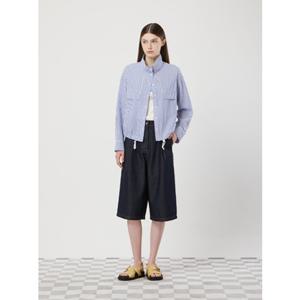 [CC콜렉트] 스트라이프 시어서커 모크넥 셔츠 (C253MSC012)