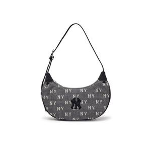 MLB  (3ABQMV55N-50CGS) 공용 모노그램 빈티지 데님 호보백