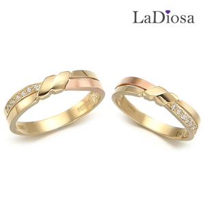 라디오사 18K 커플링 세트 G18G2-4666OR 남녀한쌍