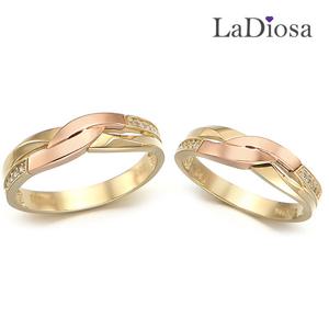 라디오사 18K 커플링 세트 G18G2-4654OR 남녀한쌍