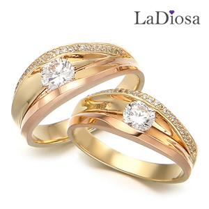 라디오사 18K 커플링 세트 G18G2-4648OR 남여한쌍