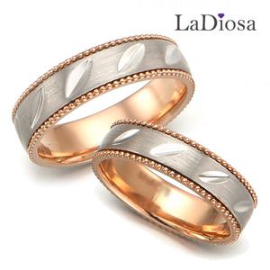 라디오사 18K 커플링 G18D2-9811RO 남녀한쌍세트