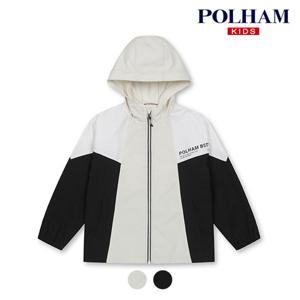 [폴햄키즈][폴햄키즈] 시그니처 공용 블록 바람막이 점퍼_PKD4JJ