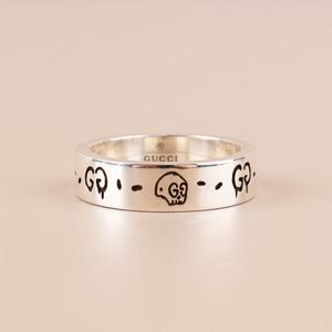 구찌 고스트 공용 링 반지 실버 6mm 477339 J8400 0701 [여주아울렛]