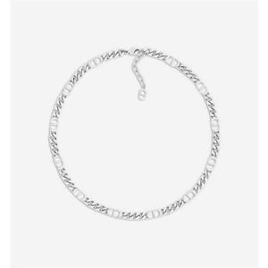 디올 CD Icon 슬림 체인 링크 목걸이 N1574HOMMT_D000