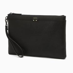 [헤지스ACC] [ROWING STRIPE] 가죽 클러치 HJHO5F530BK