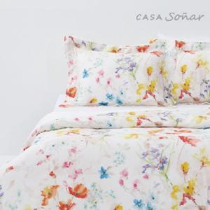 [레노마(침구)][까사소냐르]블루밍텐셀 홑겹이불 K