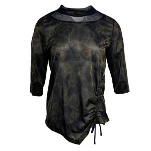 [데시데]물나염 프린팅 시어 탑블라우스 DPS127