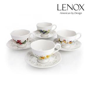 [레녹스]버터플라이메도우 바스켓 커피잔 4인조 세트