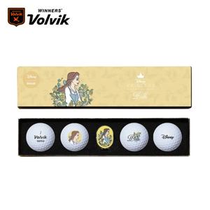 볼빅 비스타3 디즈니 프린세스 벨 4구+볼마커