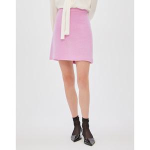 질스튜어트 뉴욕 여성 24FW SET UP 핑크 울혼방 미니스커트 JSSK4D230P2