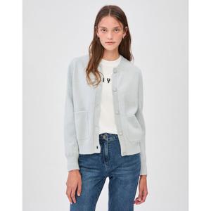 질스튜어트 뉴욕 여성 24FW 블루 글리터 울혼방 가디건 JSSW4D210B1