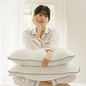 바자르 스테디 먼지없는 뱀부 밴딩 베개커버(50X70)2장