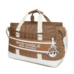 [와이드앵글]CO 와글 가죽배색 보스턴백 L WWU24B04