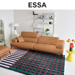 [에싸] 레반트 와이드 3인 헤드기능 토그 소가죽 소파