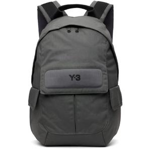 25 FW 요지야마모토 남성 그레이 스몰 백팩 252138M166001