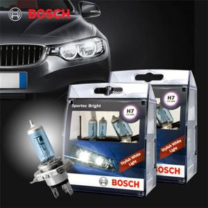 보쉬 스포텍 전구 H7 / 차량 전조등 라이트 조명 시야