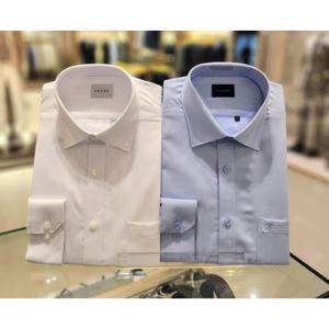 (예작)가을남자정장 YJEFBR106 사계절인기 화이트블루 모달혼방2종 일반핏긴팔와이셔츠