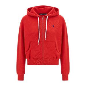 랄프로렌 로고 자수 플리스 코튼 후드 집업 211971699 005