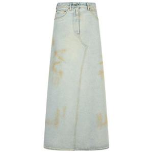 MM6 메종마르지엘라 롱 스커트 S52MI0016 M30018982 Light Blue