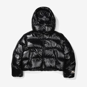 [휠라]밀라노다운  후드 구스다운 숏패딩자켓  FS2DJF4161F_BLK