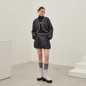 [에고이스트]레터링 자카드 볼륨 미니 패딩 스커트 EQ4PS960