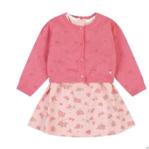 해피랜드 HC09 플로렛 가디건 원피스 세트 H2525152