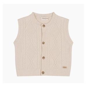 해피랜드 HC09 공용 라미스 케이블 니트 조끼 HZ543501