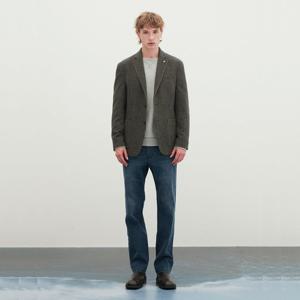 [인디안][광복점]중년 남성 클럽체크 자켓 MUEFU4F920125GL