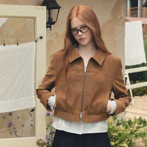 [트위]잇토 크롭 스웨이드 자켓TNICFJP003